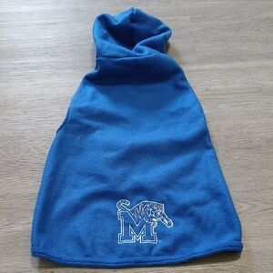 Memphis Tigers Blue Dog Fleece Hooded Jacket  Sx XXL (58-80lbs) Girth 24-32" NWT